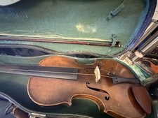 Antique Antonius Stradivarius Cremonensis 17 Violin In Case W/ Extras