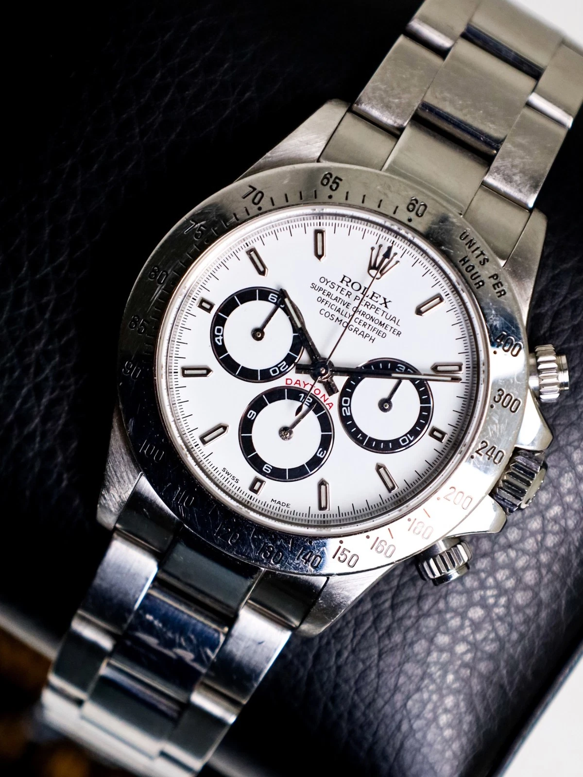 Rolex Daytona Zenith 16520 Unpolished Last year of production SEL Luminova 1999