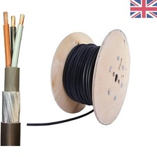 15m 2.5mm 3 Core Steel Wire Armoured Cable - Ideal for Garages & Sheds