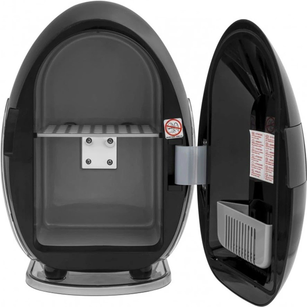 Frigo riscaldatore Ovetto Brandani Techno Collection nero portatile