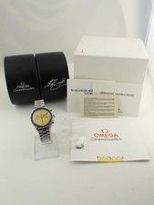 Omega Speedmaster Automatic Racing Schumacher 3510.12.00 39mm Box Papers Yellow