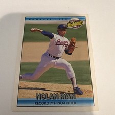 Donruss 1992 Nolan Ryan Rangers Highlights #154 Period After INC Baseball Card