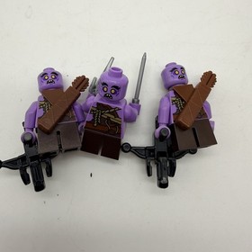 3 LEGO Ninjago Gleck Minifigure 71718 -19 Master of the Mountain Goblin No Hair