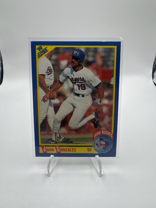 Juan Gonzalez #637 [Rookie] 1990 Score Card