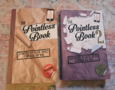Pointless Book 1 And 2 Started By Alfie Deyes Finished By You, Fun, Interactive 