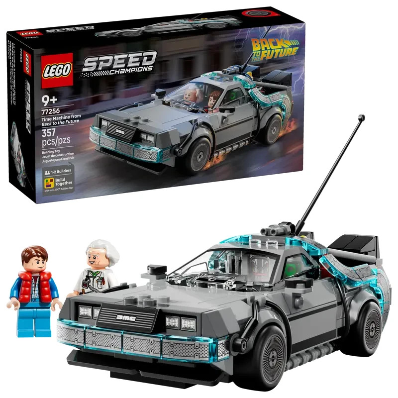 Lego Unisex Orange/Brown Speed Champions Time Machine From Back To The Future 77256 - Image 49