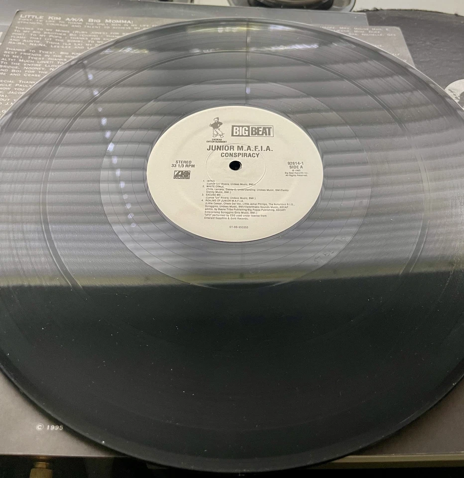 Junior M.A.F.I.A. ‎– Conspiracy OG 1995 Press 2XLP in Picture Cover VG+/VG - Image 4 of 4