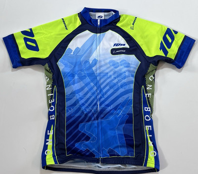 Voler Cycling Jersey One Boeing 100 Full Zip Race Cut Size Men's Medium