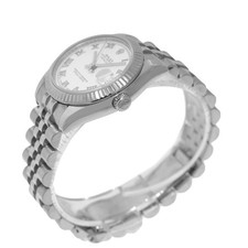 Rolex Datejust 31mm White Gold & Steel White Roman Dial & Fluted Bezel 178274 3