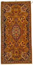 Teppich Perser Täbris-Super DDR Halbmond Werke Oelsnitz 70 x 142 cm