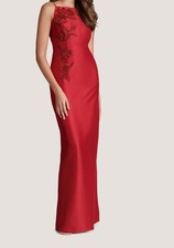 Sachin Babi Women's Red Pryce Crystal-Embellished Stretch-Mikado Dress Size 0