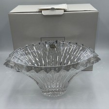 Mikasa Excelsior SN070 / 730 Crystal Centerpiece Bowl 12" Fan Shape Germany