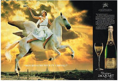 REKLAME 1983 JACQUART Champagner (2 Seiten)