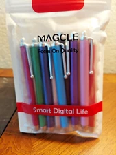 (10)  Metal Mesh Micro Fiber Tip Touch Screen Stylus Pen Smart Phone Tablet