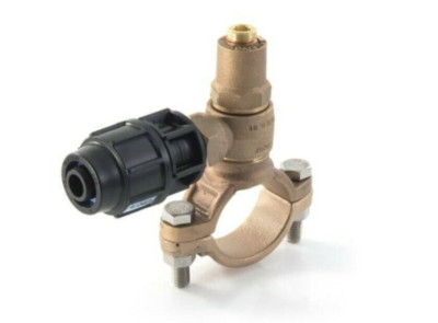 Radius Systems Puriton 2 Gewindebohrer-T-Stück - 90 mm x 25 mm.