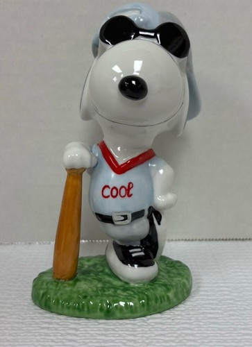 Snoopy Peanuts Flambro Imports Porzellan Baseball Figur Vintage 1998 5" groß - Bild 9 von 16