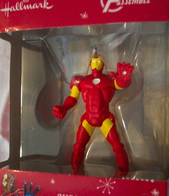 HALLMARK Marvel Comics Avengers IRON MAN 3" HOLIDAY CHRISTMAS TREE