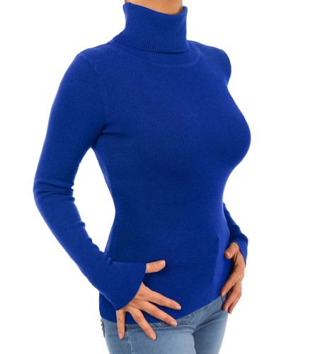 Neu Polo Ausschnitt anhängiger Pullover - langärmelig - Bild 19 von 22