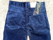 VTG 80S NEW KIDS BOYS SLIM 10 23 X 25 WRANGLER CORDUROY STRAIGHT JEANS PANTS