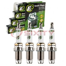 4 pc E3 Spark Plugs for 1999-2009 Honda CR-V 2.0L 2.4L L4 Ignition Wire yx