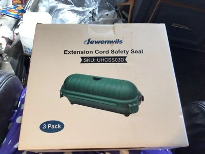 Dewenwils Extension Cord Safety Seal. 3 Pack