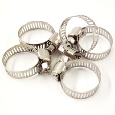 15 Pack 3/4 Inch -1 Inch Adjustable Drive Hose Clamps Fuel Line Worm Clips New