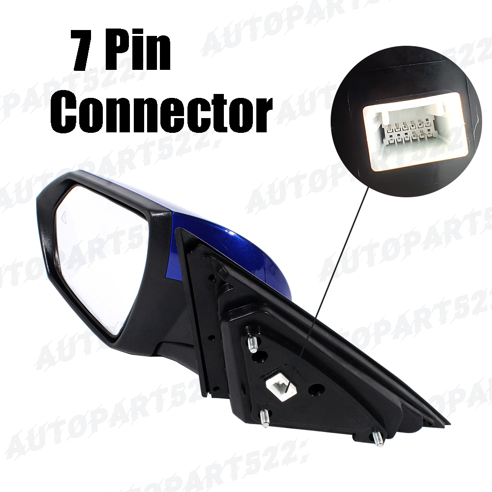CHELANGHU 7-Pin Driver Side Mirror For Hyundai Elantra 2021-2023 - White, Power Adjust, Heated, Blind Spot Monitoring - View #6