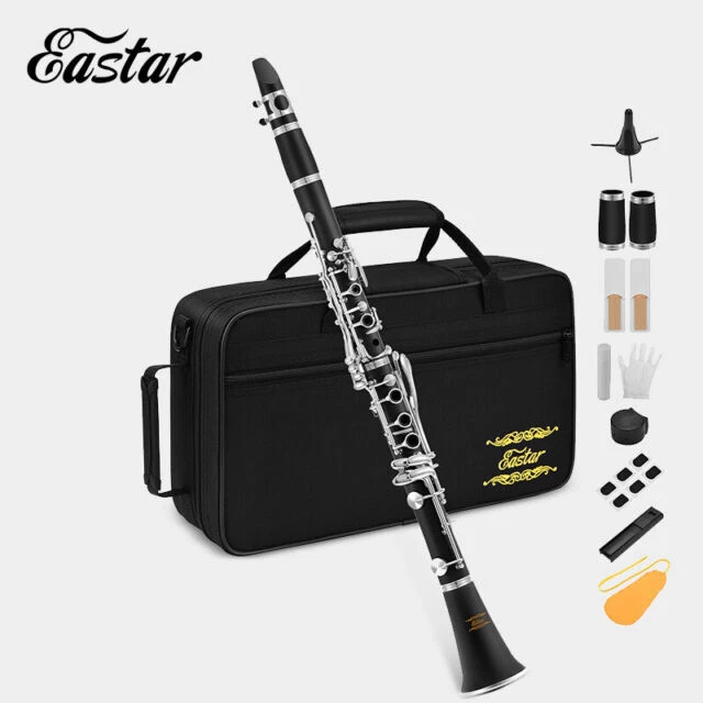Eastar EB075 Flat Clarinet - Black