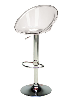 SGABELLO SPHERE UP ON GRANDSOLEIL POLICARBONATO TRASPARENTE