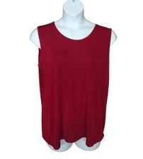 WOMEN'S ALL HOURS PARIS RED TANK TOP-SIZE: 3X RO