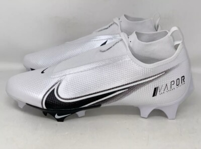 Nike Vapor Edge Pro 360 Chrome White Football Cleats, Size 14.5