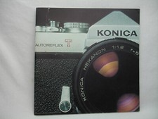 KONICA AUTOFLEX CAMERA BROCHURE / BOOKLET