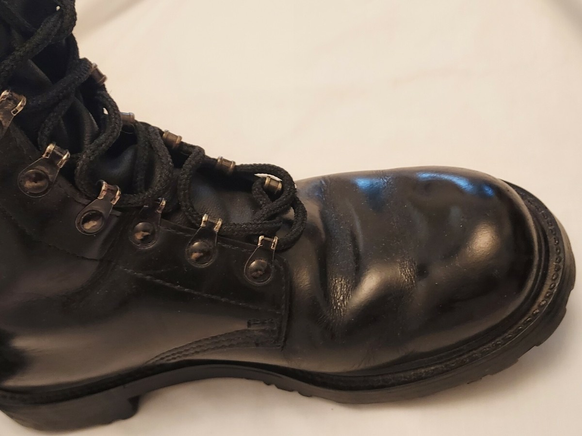Vintage Combat Military Echt Leder Boots Size 8 1/2 | eBay display picture 3
