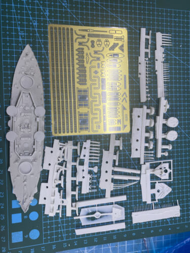 Impresión 3D 1/700 antiguos acorazados USS Iowa (BB-4) kit modelo sin pintar - Imagen 3 de 4