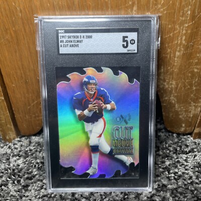 1997 Skybox E-X2000 #8 John Elway A Cut Above SGC 5 