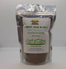 Rambo Radish 4 Ounce Microgreen Sprouting Seeds