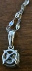 7 Diamonds: Tested High Quality Diamonds; 14k W Cluster Pendant, 14k W Necklace  — photo 7