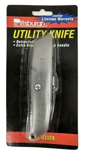 Harbor Freight Pittsburgh Utility Knife Item 03359 With Retractable
