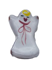 Vintage Halloween Ghost Pin Brooch Reteo Trick Or Treater Handmade Artist