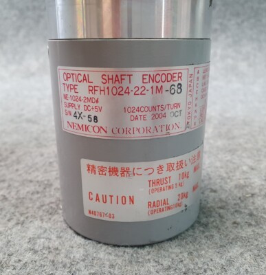 MITSUBISHI ELECTRIC OPTICAL SHAFT ENCODER RFH1024-22-1M-68, NE 