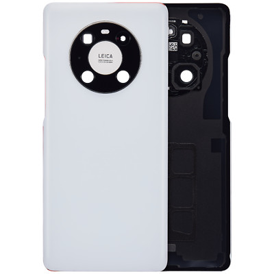 New Back Cover With Camera Lens Compatible For Huawei Mate 40 Pro (Matte White)