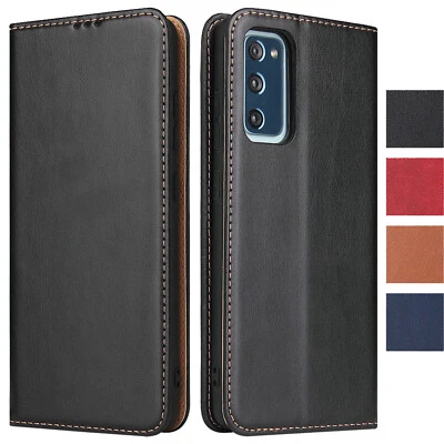 FIERRE SHANN Samsung Galaxy S20 FE 5G Lederhülle Handyhülle Flip Case Hülle Leder Tasche