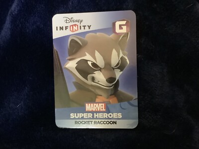 Disney Infinity 2.0 Marvel Guardians of the Galaxy Rocket Raccoon Web Code Card