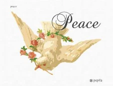 Peace Needlepoint Kit or Canvas
