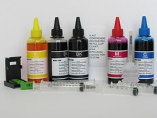 5 x100 ml kit inchiostro compatibile per ricarica cartucce HP 45 HP 78