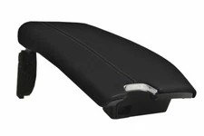 Center Console Lid Armrest Cover PVC Leather for Toyota Avalon 2019-2020 Black