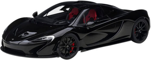 AUTOart, skala 1:18, McLaren P1, metaliczny czarny / czerwony i czarny arkusz 76065 - Zdjęcie 1 z 24