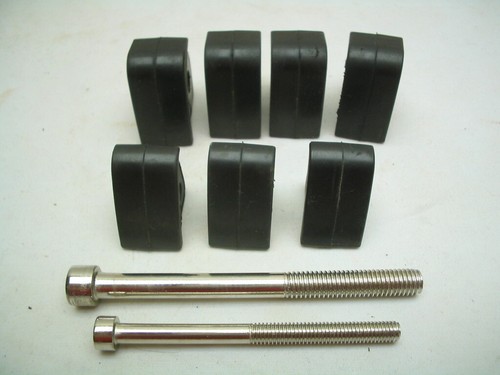 Kuryakyn Replacement Rubber & Screws For Dually ISO-Peg For ONE Footpeg Only
