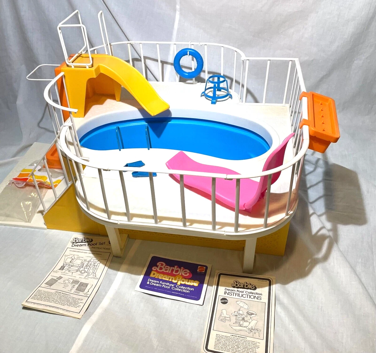 Barbie pool best sale set 1980s