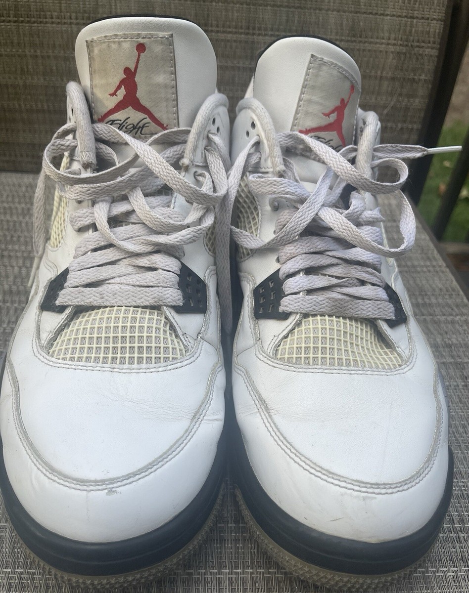 Size 12.5 - Jordan 4 Retro White Cement 2011 Oreo Authentic  display picture 3